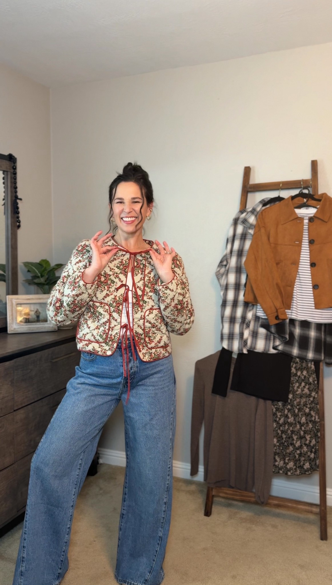 A quilted jacket?!?! This one is the one I’ve dreamed about not even kidding. I love it sm and the jeans really send it over the top. The flare on the side is just chefs kiss fam 🥰🤍

#LTKSeasonal #LTKStyleTip #LTKFindsUnder100