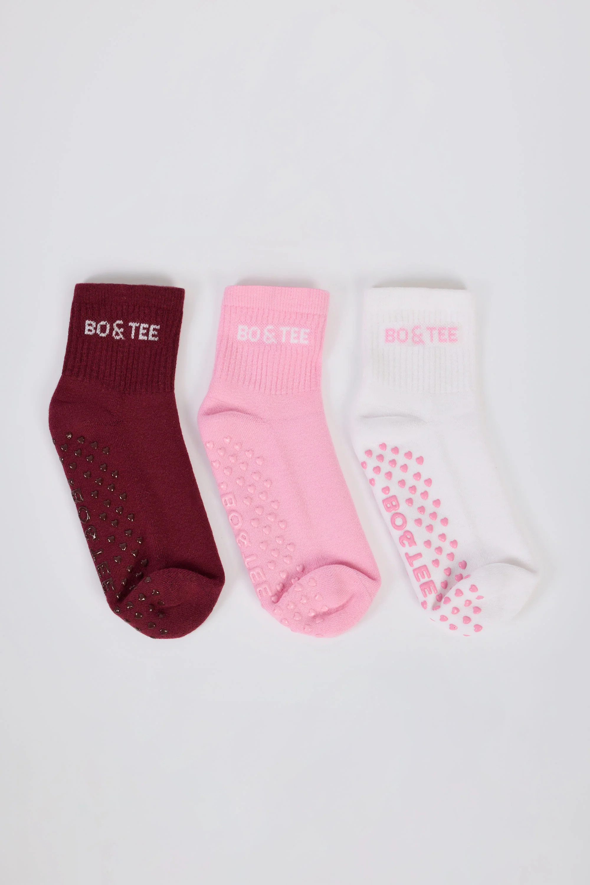 Pilates Sock Bundle in Multi Pink | Oh Polly
