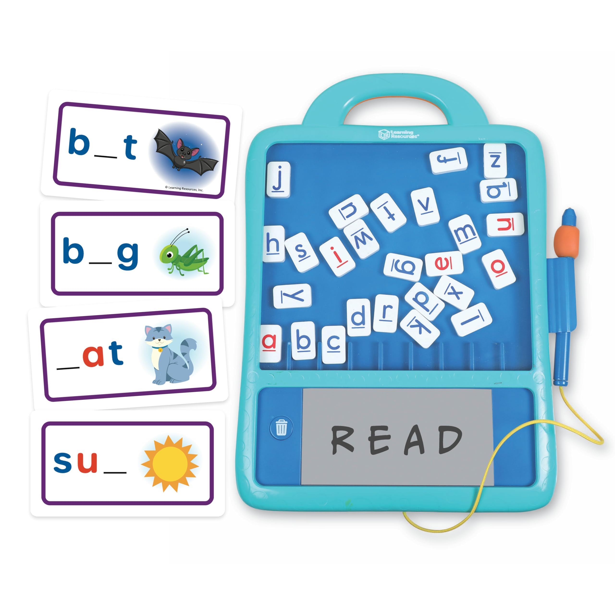 Learning Resources Skill Builders Magnetic Word Builder, Learn to Read, Phonetic Alphabet, Puzzle... | Amazon (US)