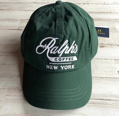 Polo Ralph Lauren Ralph's Coffee New York Ball Cap Hat Green White NWT  | eBay | eBay US