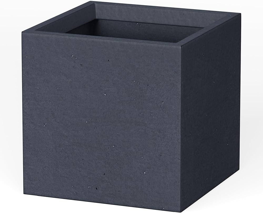 Kante 10 Inch Square Concrete Planter for Outdoor Indoor Home Patio Garden, Large Plant Pot with ... | Amazon (CA)