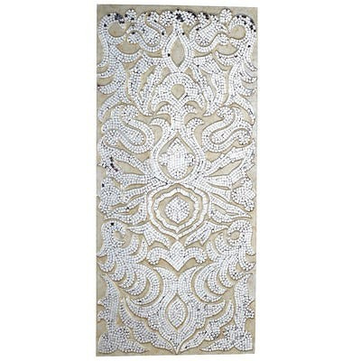 Champagne Mirrored Mosaic Damask Wall Panel | Pier 1 Imports