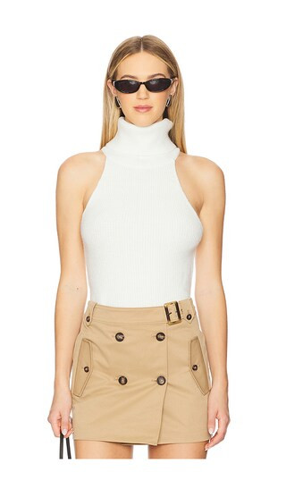 Aleia Knit Top in Orchid White | Revolve Clothing (Global)