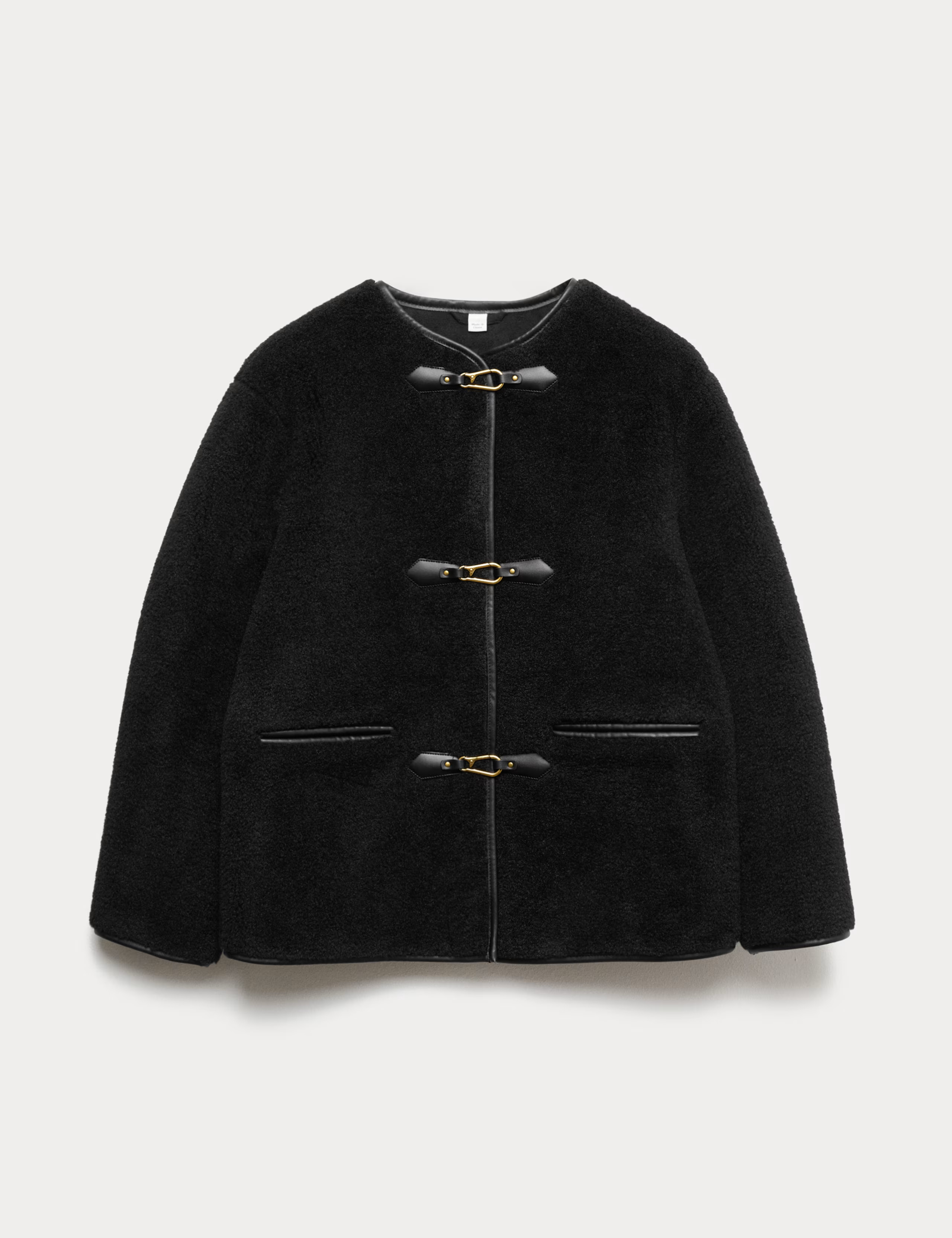Faux Fur Buckle Trim Coat | M&S Collection at M&S | Marks & Spencer (UK)
