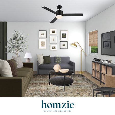 We loved designing this moody modern classic living room for our virtual interior design client. This space features neutral throw pillows, coffee table accessories, a faux tree, and a picture frame gallery. 

Work 1:1 with a Homzie virtual interior designer for a low flat-rate and receive a custom, shoppable decorating plan! - all online.  Get started homziedesigns.com/work-with-us


#LTKHome