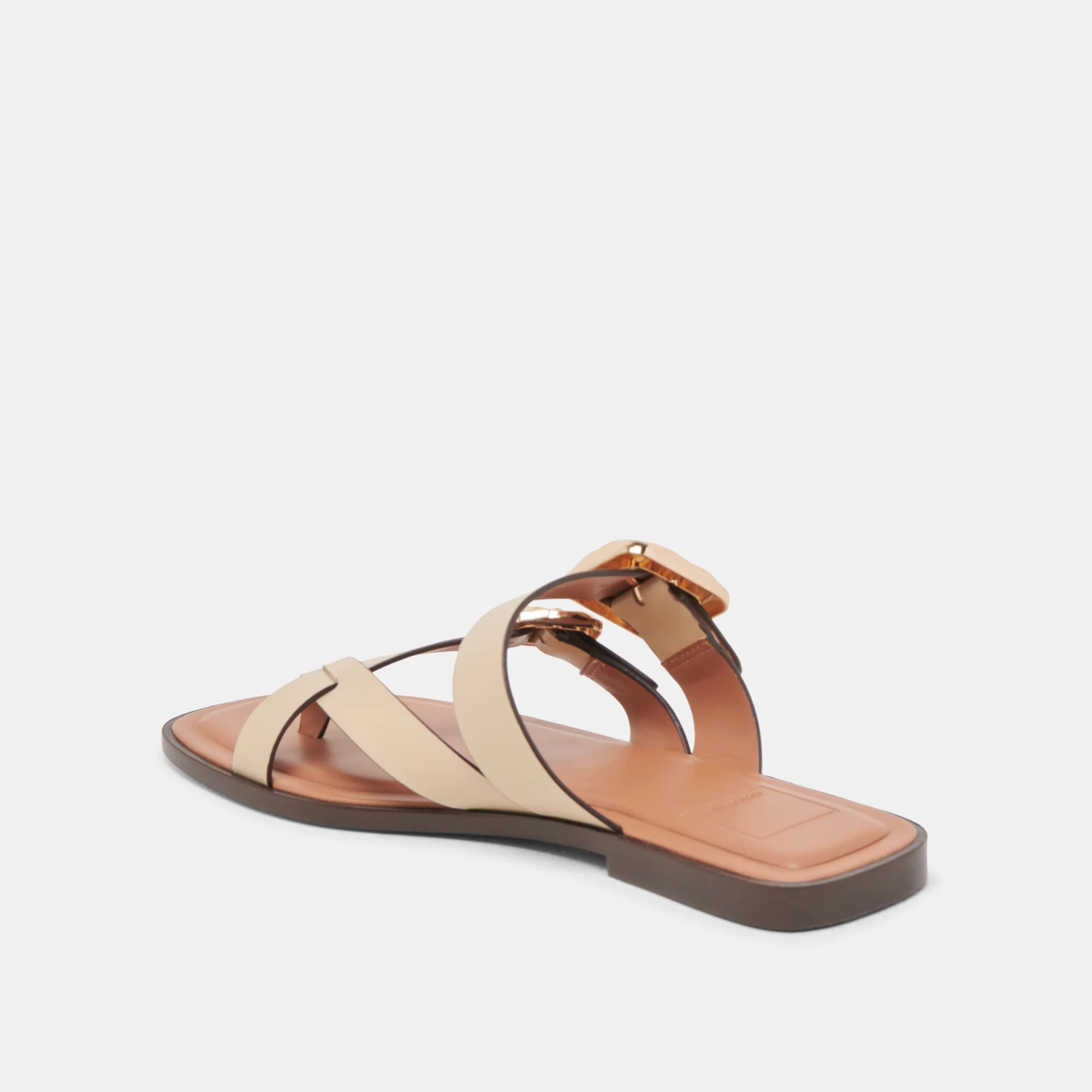 Shore Ivory Leather Sandals | Dolce Vita | DolceVita.com