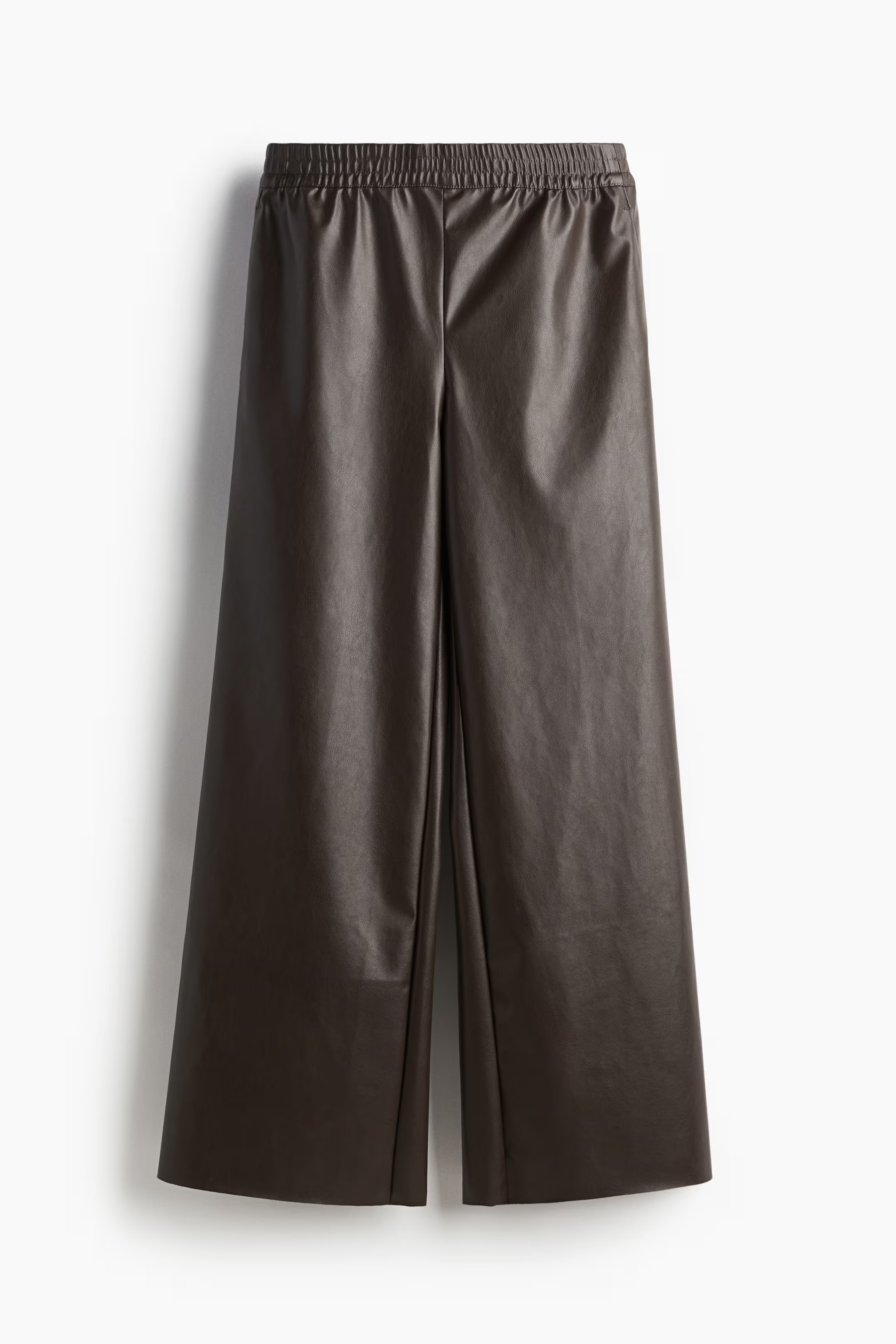 Wide Coated Joggers | H&M (US + CA)