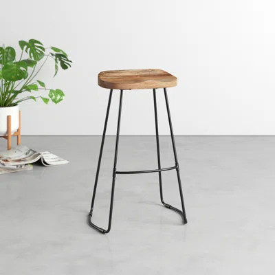 Geonna Solid Wood Bar & Counter Stool | Wayfair North America