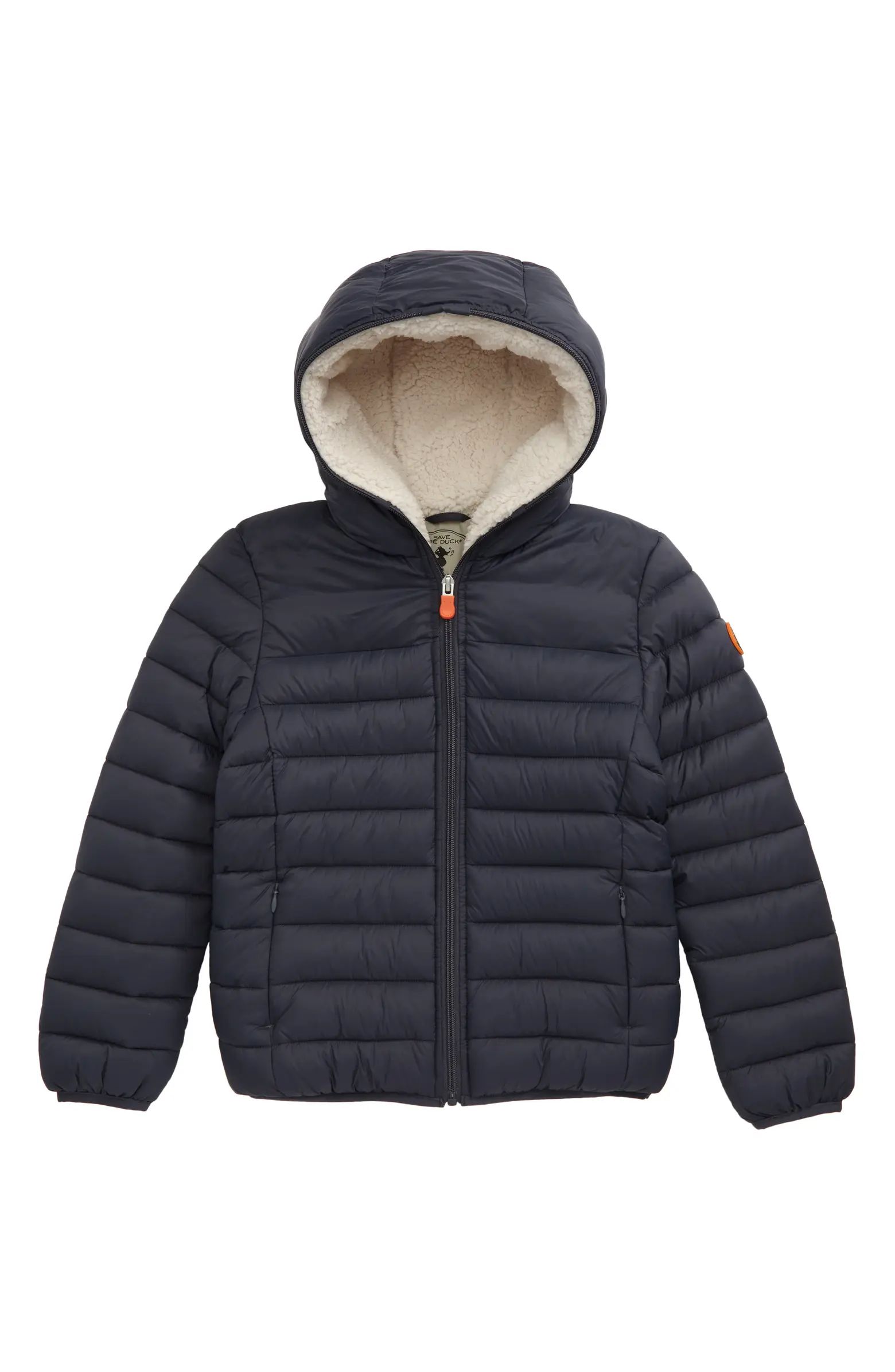 Save The Duck Kids' Rob Water Repellent Quilted Hooded Puffer Coat | Nordstrom | Nordstrom