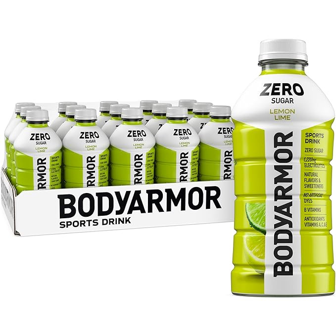 BODYARMOR ZERO Sugar Lemon Lime, Sugar Free Sports Drink - Low-Calorie Hydration - Natural Flavor... | Amazon (US)