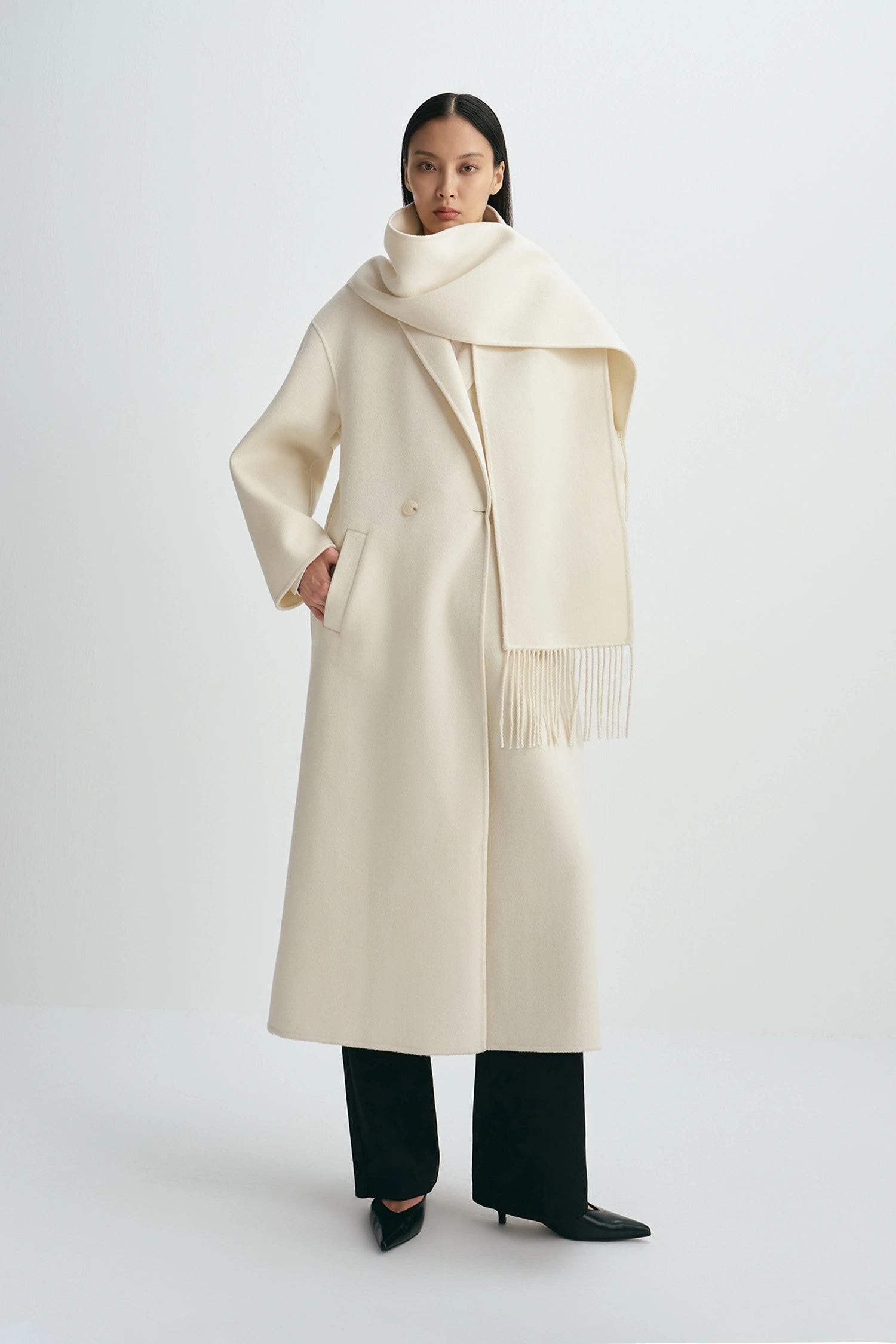 Greta Scarf Coat | Rue Sophie | Rue Sophie