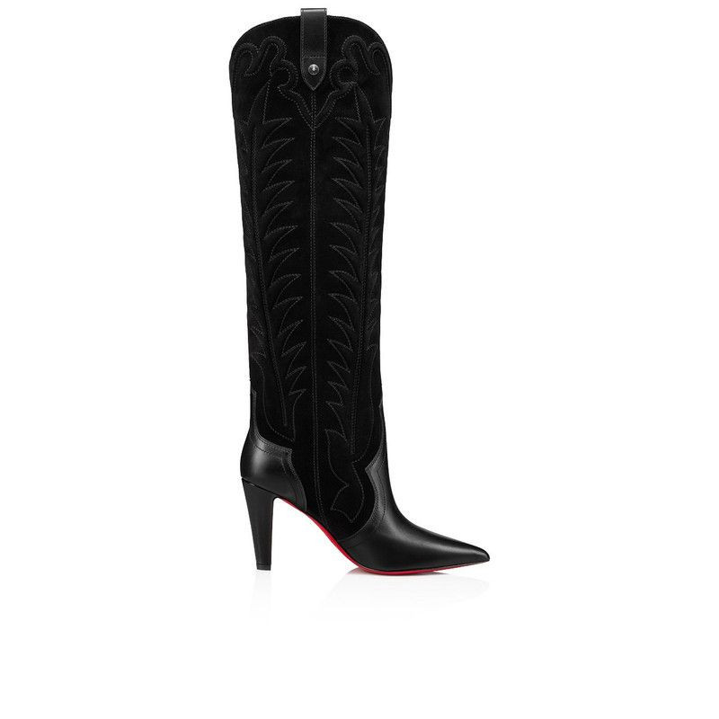 Christian Louboutin os11x0626 Santia Botta 85mm Boots in Black | Grailed | Grailed