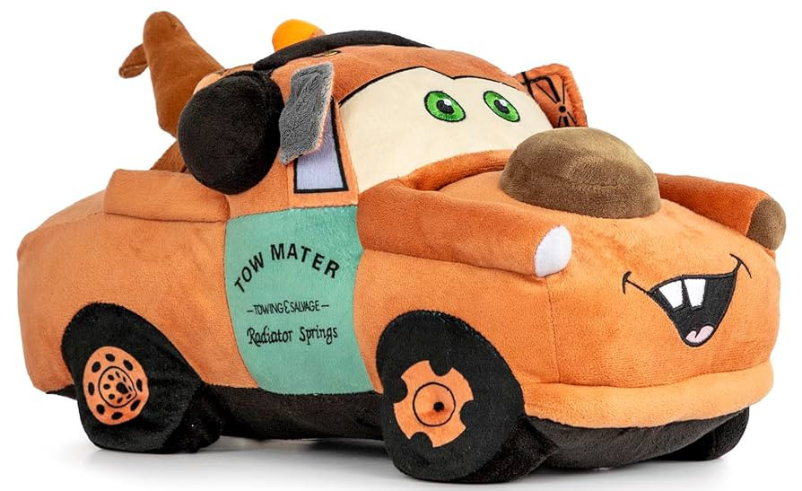 Disney Pixar Cars Tow Mater Plush Pillow Buddy - Super Soft Character Pillow - Polyester Microfib... | Amazon (US)