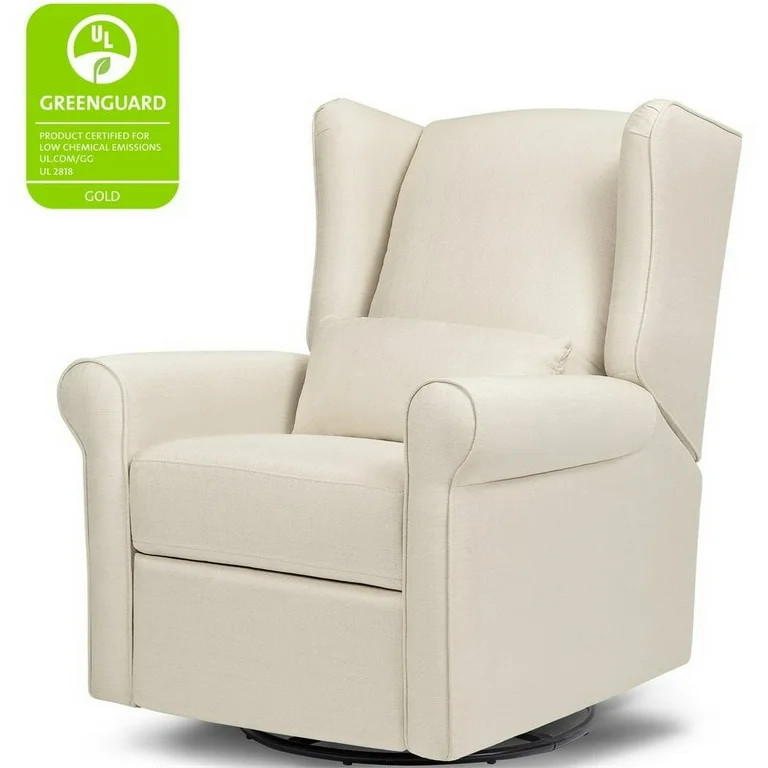 DaVinci Hayden Glider Rocking Chair with 360-Degree Swivel and Recline, Indoor, Off-White | Walmart (US)