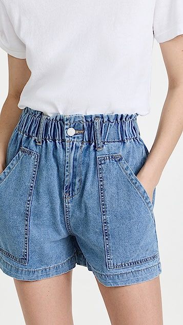 Precious Cargo Elastic Waist Shorts | Shopbop