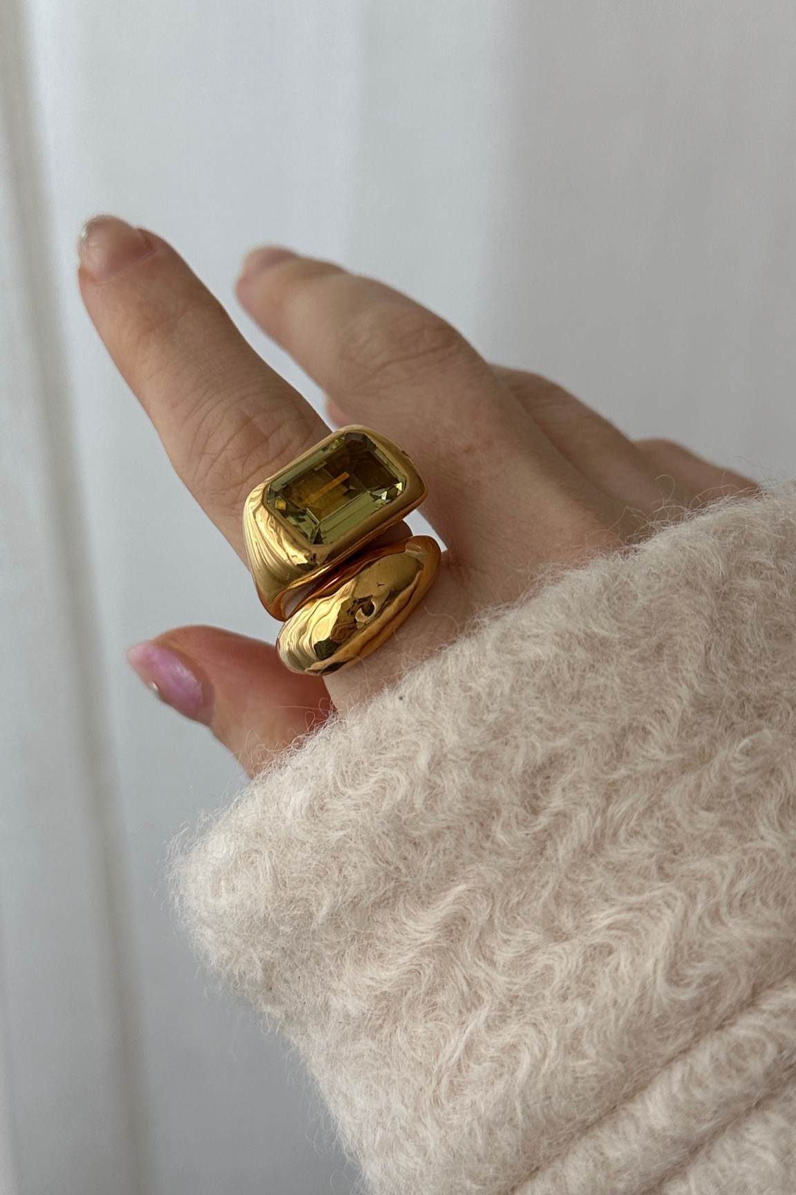 Details of the Monica Vinader Power Ring in 18ct Gold Vermeil & Lemon Quartz. And the deia domed ring 💛
Monica Vinader rings | Gold jewellery | Christmas jewellery | Statement rings | Cocktail ring | Stone ring | Yellow gemstone | Amber 

#LTKSeasonal #LTKGiftGuide #LTKU