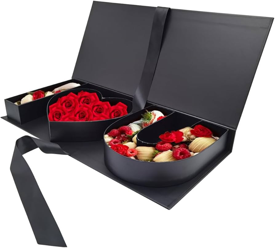 WENPACK Empty I Love You Cardboard Letter Fillable Paper Gift Box Flower Chocolate Packaging (Dar... | Amazon (US)