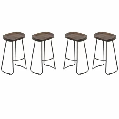 Southville Wood Stool Union Rustic | Wayfair North America