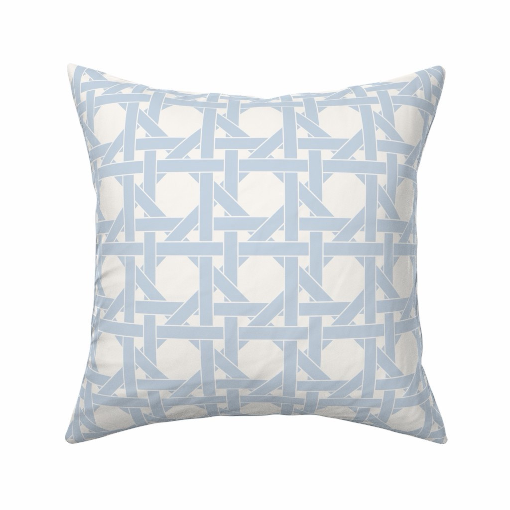 Affordable cane print pillow covers! Large and small scale 💙light blue and white pillows spring decor summer decor coastal traditonal decor  pillowscape 

#LTKSaleAlert #LTKHome