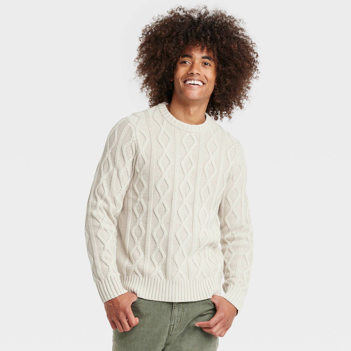 Men's Cable Knit Pullover Sweater - Goodfellow & Co™ | Target