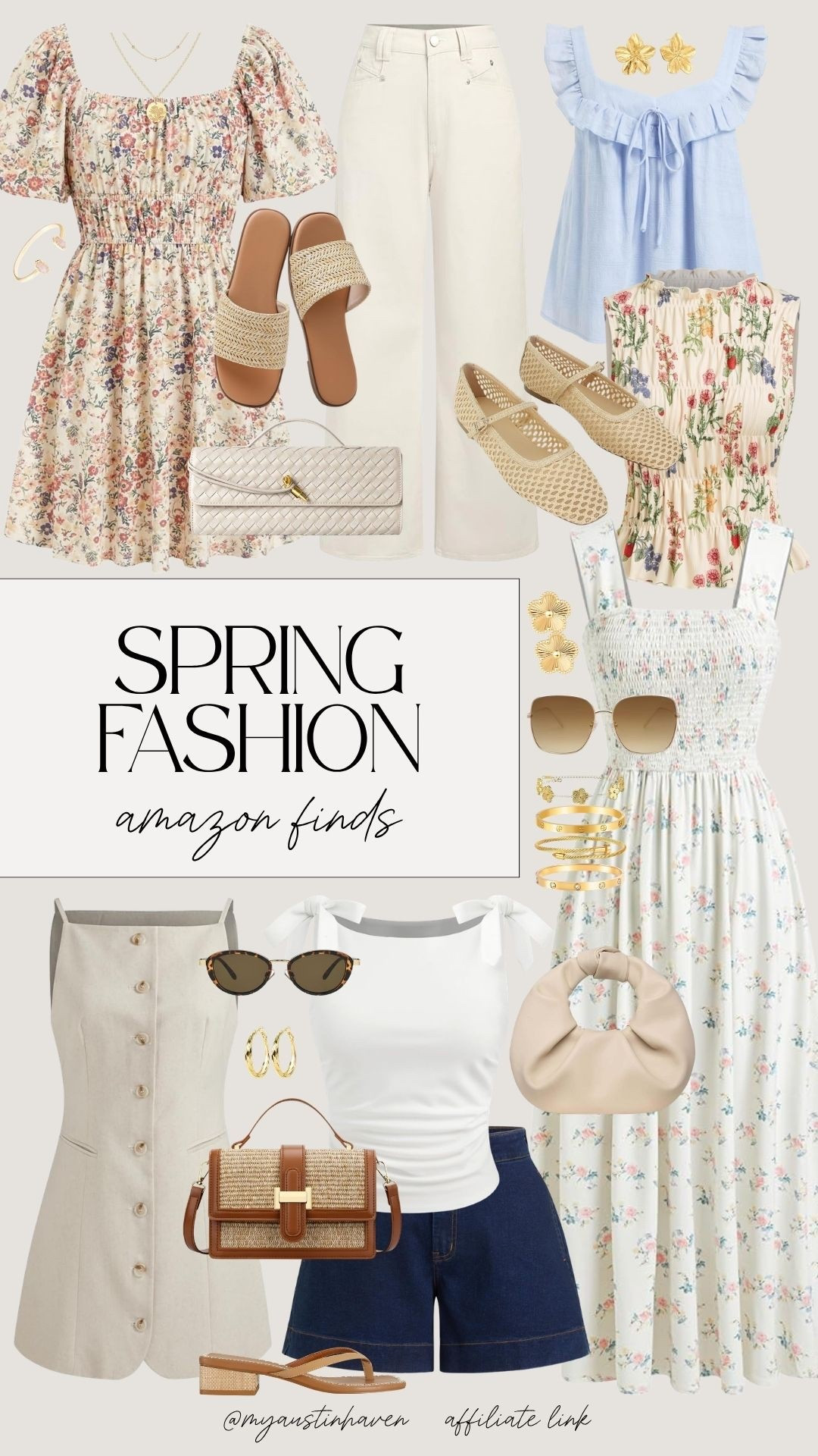 Your spring capsule wardrobe starts here. Easy dresses, mix-and-match basics and timeless accessories you’ll wear on repeat all season. 🌸

Amazon spring fashion, feminine outfit ideas, floral dress outfit, spring capsule wardrobe, neutral outfit ideas, amazon dresses, casual spring outfits, chic everyday outfit, brunch outfit ideas, vacation outfit women, amazon outfit inspo, affordable spring fashion, soft feminine style, classic spring outfits. 

 

#LTKdayinmylife #LTKgrwm #LTKMothersDay