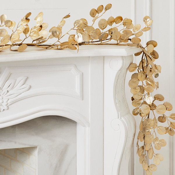 Shimmer Eucalyptus Garland | Z Gallerie
