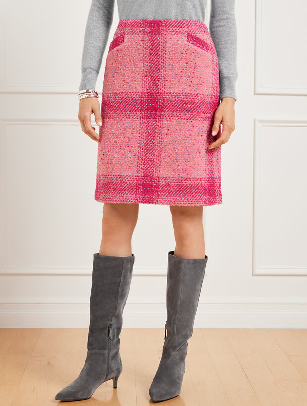A-Line Skirt - Confetti Plaid | Talbots