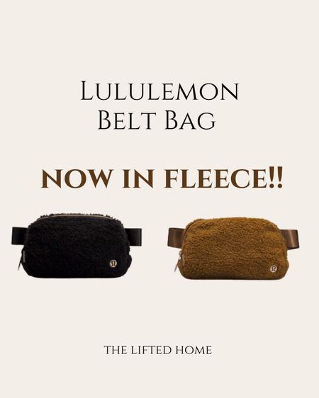 Restocked in time for winter travel or everyday  

Lululemon’s Everywhere Belt Bag

Fanny pack, crossbody, waist bag 

#LTKunder100 #LTKitbag #LTKSeasonal