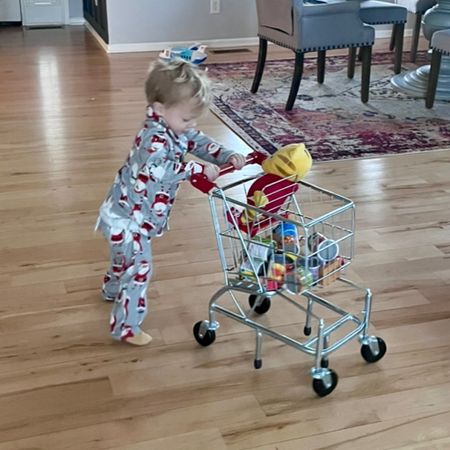 Melissa & Doug Toy Shopping Cart With Sturdy Metal Frame - Toddler Shopping Cart, Pretend Grocery Cart, Supermarket Pretend Play Shopping Cart For Kids Ages Toy Groceries Christmas Pajamas 

#LTKHoliday #LTKkids