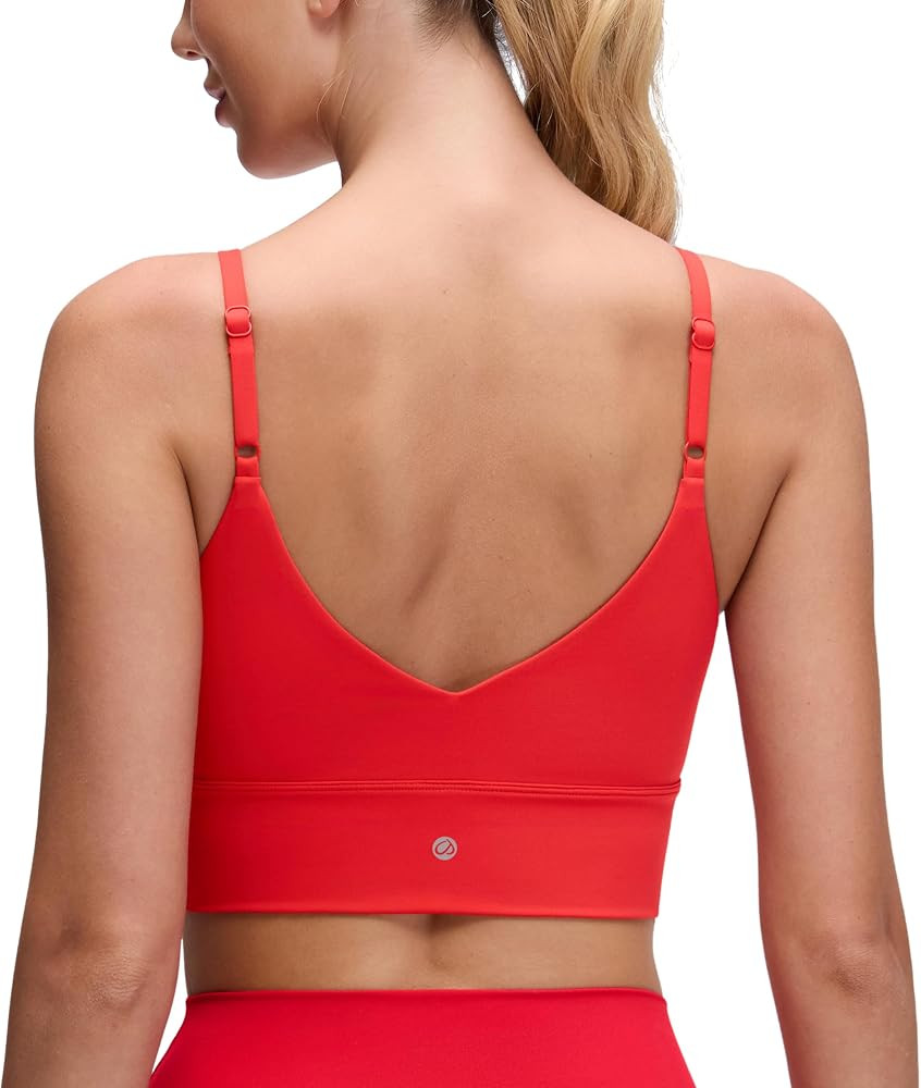 CRZ YOGA V Back Longline Sports Bras | Amazon (US)