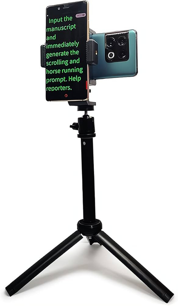 Teleprompter iPhone & Android, Double Phone Holder for Video Recording, Neewer Teleprompter Kit, ... | Amazon (US)