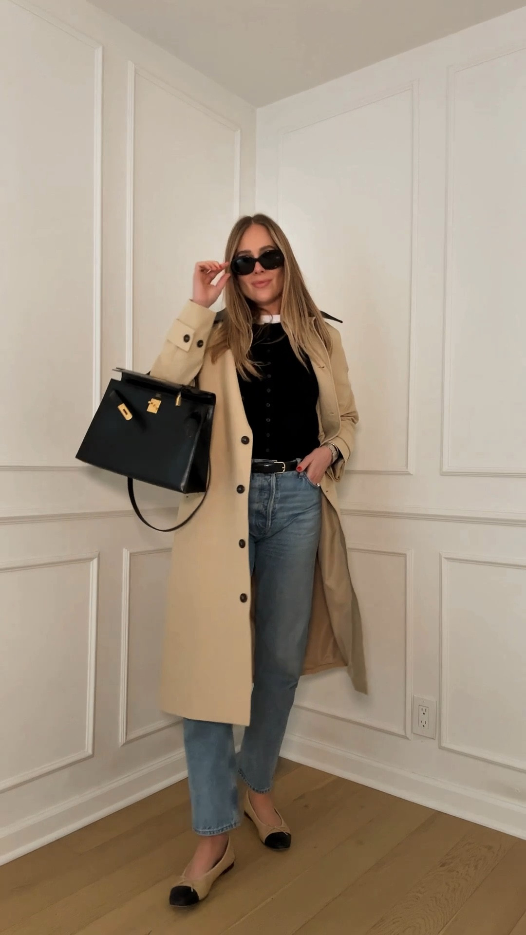 Fashion Jackson, spring trench coat, jeans, spring outfit, cardigan 

#LTKOver40 #LTKgrwm #LTKootd