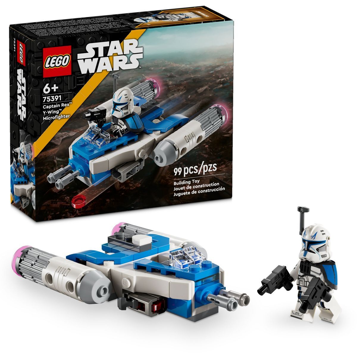 LEGO Star Wars Captain Rex Y-Wing Microfighter Building Toy 75391 | Target