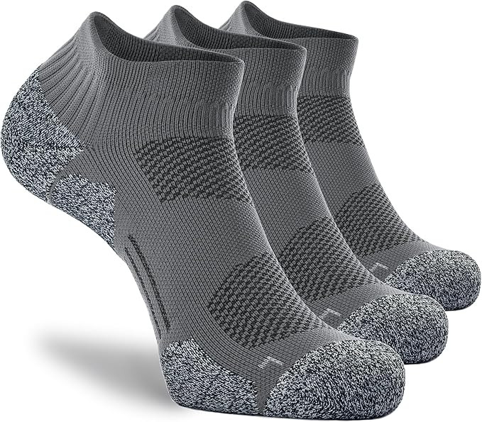 CWVLC Unisex Cushioned Compression Athletic Ankle Socks Multipack | Amazon (US)