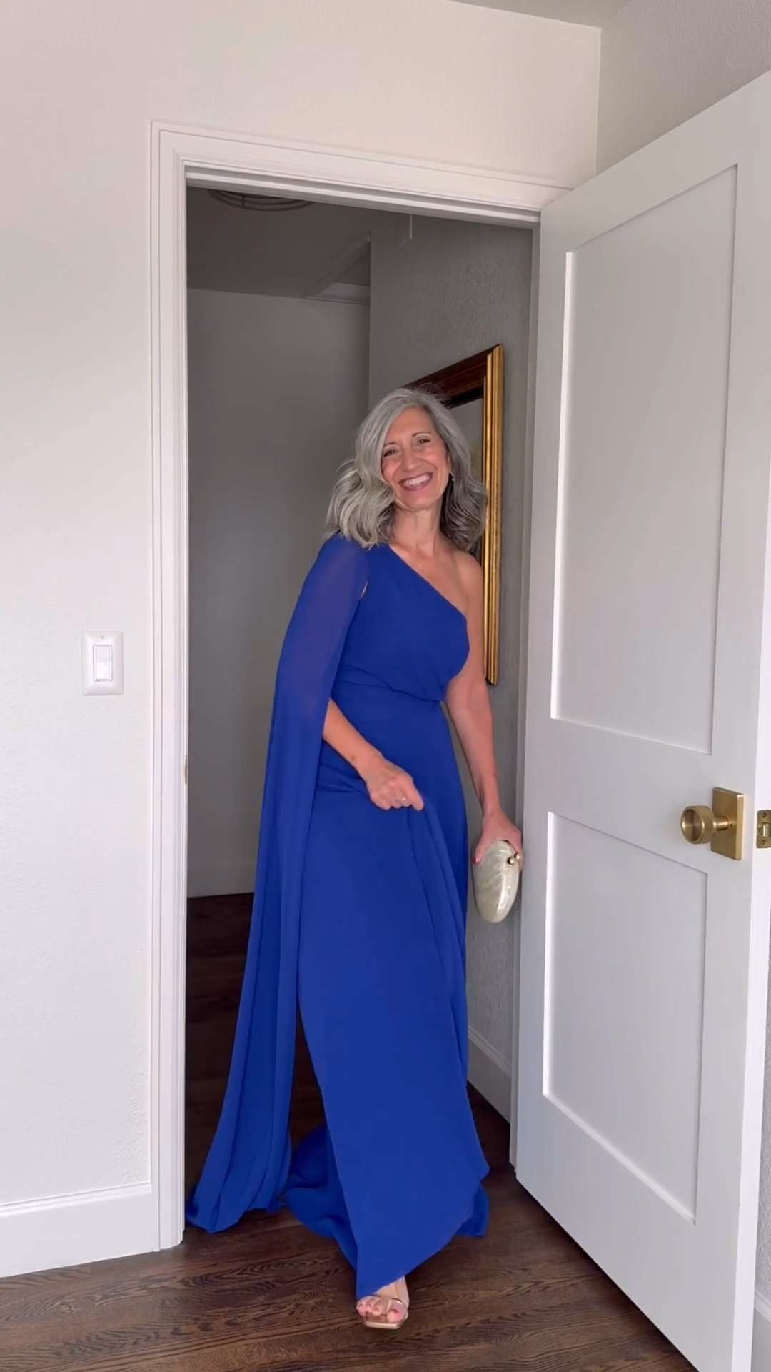 ✨ one shoulder cape gown

If you want coverage without adding bulk, this is such a smart design.

The cape gives you arm coverage, but it still feels light, and the shape through the waist keeps it from looking oversized. Nothing clings, and nothing feels fussy.

This is a size 4 on me, and I had no issues with fit through the hips or waist.

Use code EMPTYNESTSTYLE10 for 10% off at Teri Jon.

This is the one that feels a little more modern but still completely appropriate. 

 

#LTKSeasonal #LTKOver40 #LTKWedding