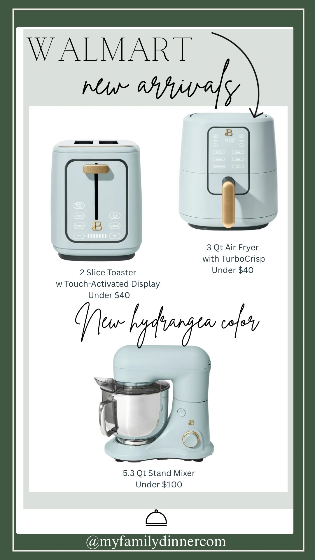 We are loving this new hydrangea color release from the Beautiful brand @walmart.  Always great prices for such beautiful appliances

#LTKStyleTip #LTKHome #LTKFindsUnder100