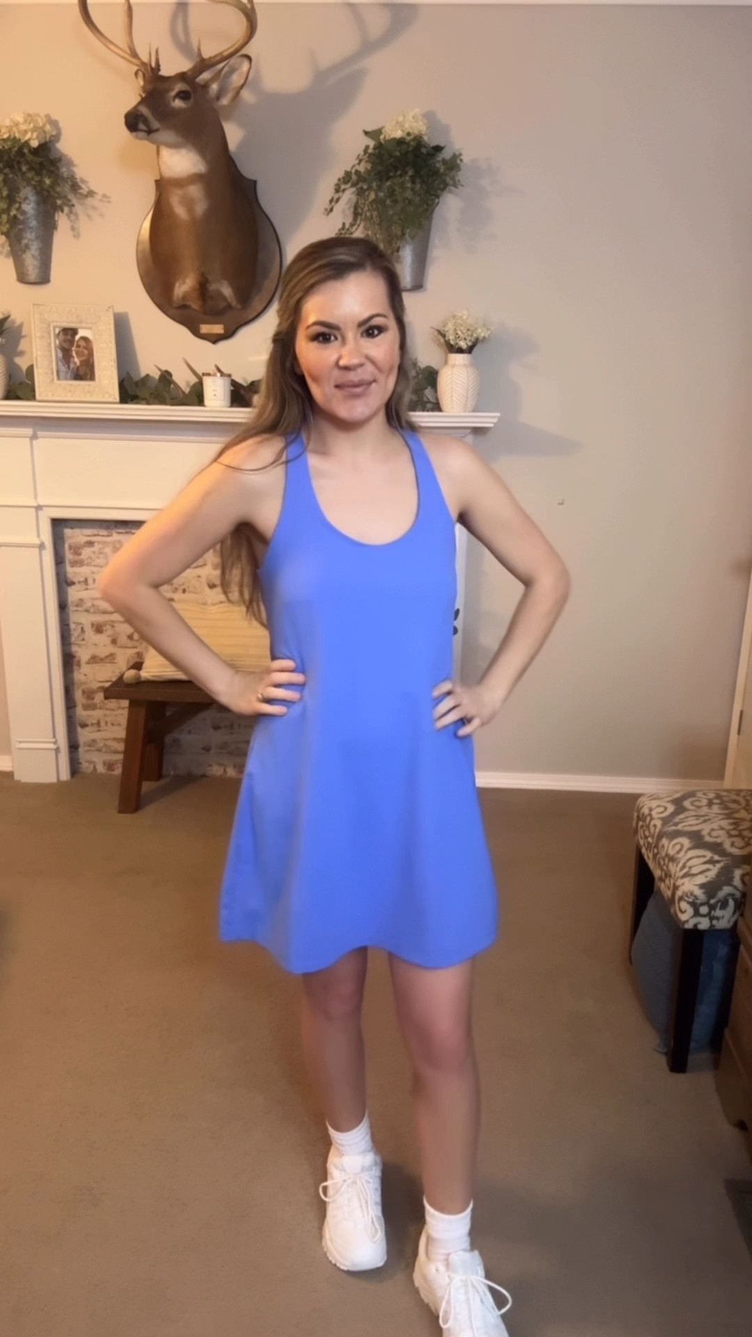 Walmart athletic romper dress! 

Built in bra ✔️
Butter soft ✔️
Comfy ✔️
Cute ✔️

I’m wearing a size medium!

#LTKFitness #LTKActive #LTKWatchNow