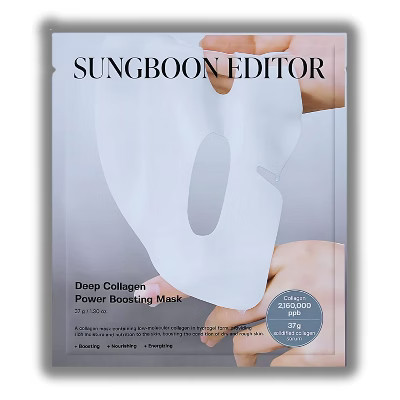 SUNGBOON EDITOR (PACK OF 3) Deep Collagen Overnight Power Boosting Mask (1.30oz) Solidified Collagen Serum for Dry, Rough Skin, Intense Moisture | Target