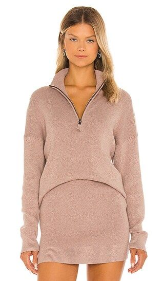 Half Zip Sweater in Clay | Revolve Clothing (Global)