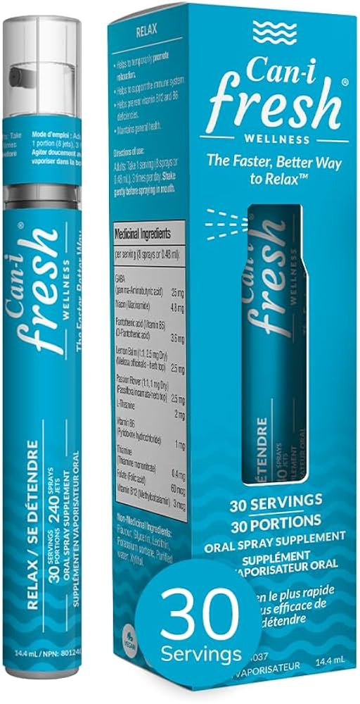 Supports Relaxation and Mood | Fast & Ready Oral Spray | Natural Stress Relief & Calming for Adul... | Amazon (CA)