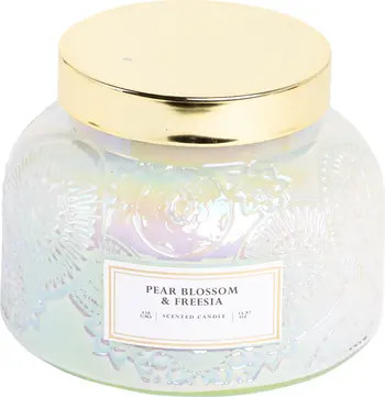 PORTOFINO CANDLES Pear Blossom & Freesia Opalescent Garden Jar Scented Candle | Nordstromrack | Nordstrom Rack