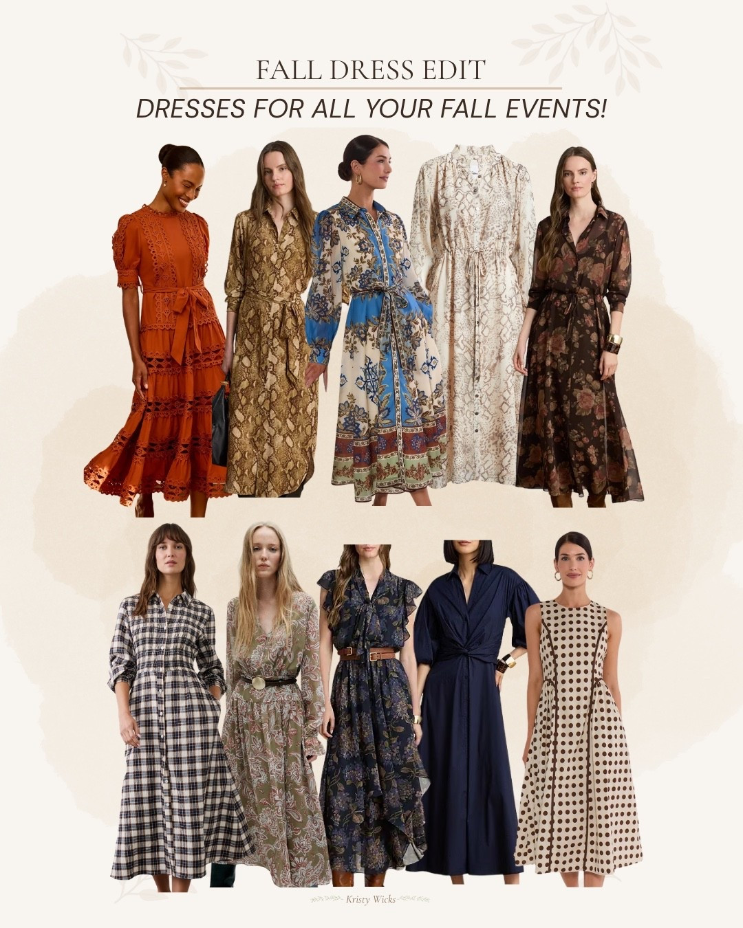 Fall dress for all your fun fall events!