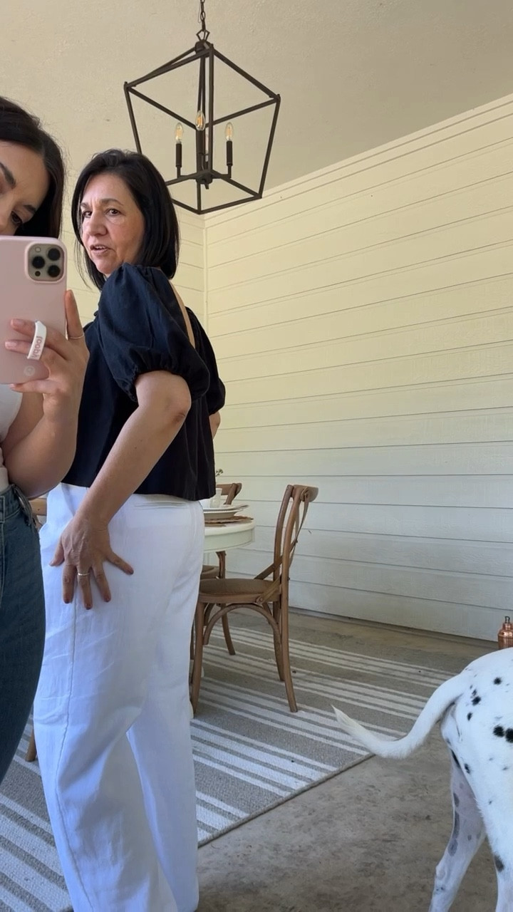 Mother’s Day try on 60 in Abercrombie and looking great!! My mom loves linen everything I even wore white linen as a kid lol! So if you are looking for great quality listen to her 🙌🏼 

#LTKunder50 #LTKSeasonal #LTKunder100