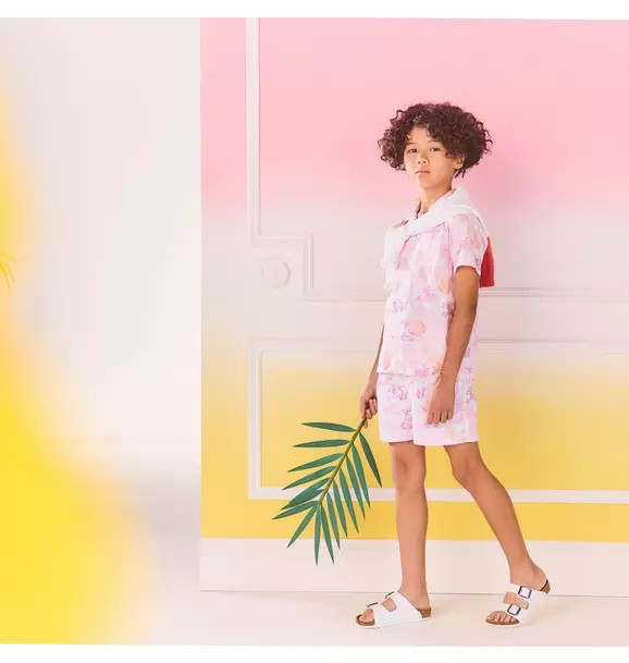 Serena Williams x Janie and Jack Toile Tour Cabana Shirt | Janie and Jack