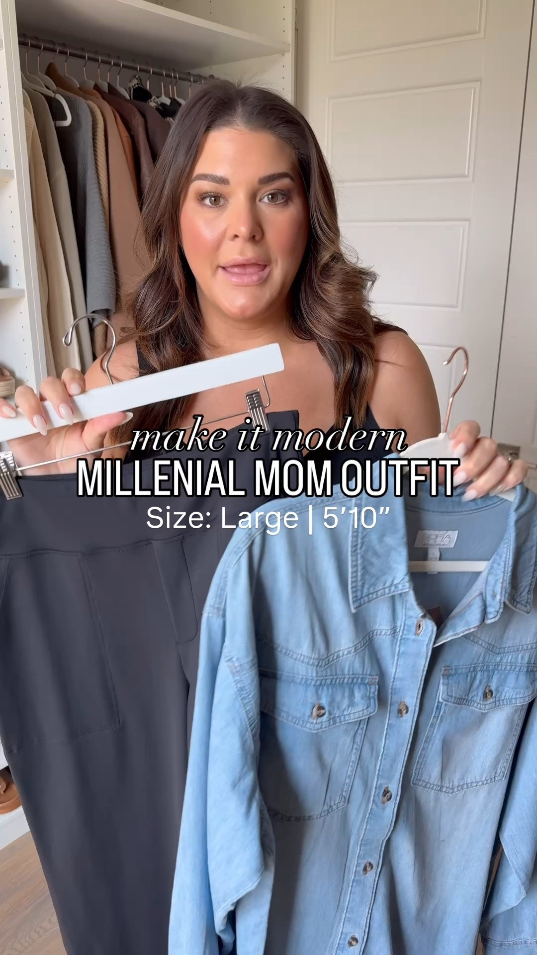 While I do love my millennial leggings, I HAD to try these wide leg pants that are basically a legging work pant hybrid. These are such a great staple and so versatile. Should I do a video where I share how to create a bunch of different outfits with them?!

Shirt: Large
Tank: M/L
Pants: Large 33” Inseam

millennial fashion, mom style, leggings outfit, Amazon fashion, midsize style, midsize mom style, updating my wardrobe, trendy style, cozy style, school pickup outfit

#LTKMidsize #LTKmomlife #LTKFindsUnder50