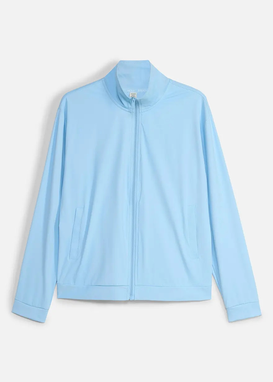 Funktionsjacke mit Stehkragen und B\u00fcndchen sowie Quick Dry Funktion | Bonprix DE