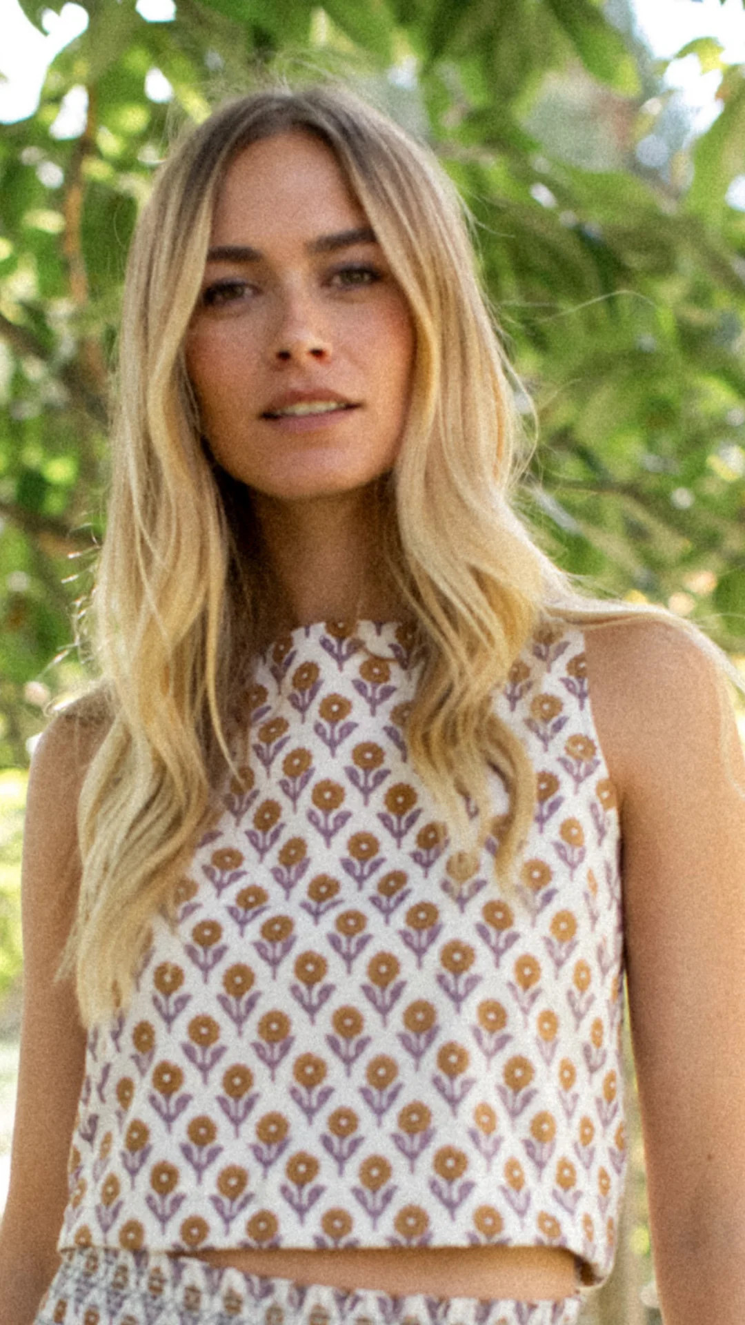 Josie Tank - Tinsel Sunflower | Marea