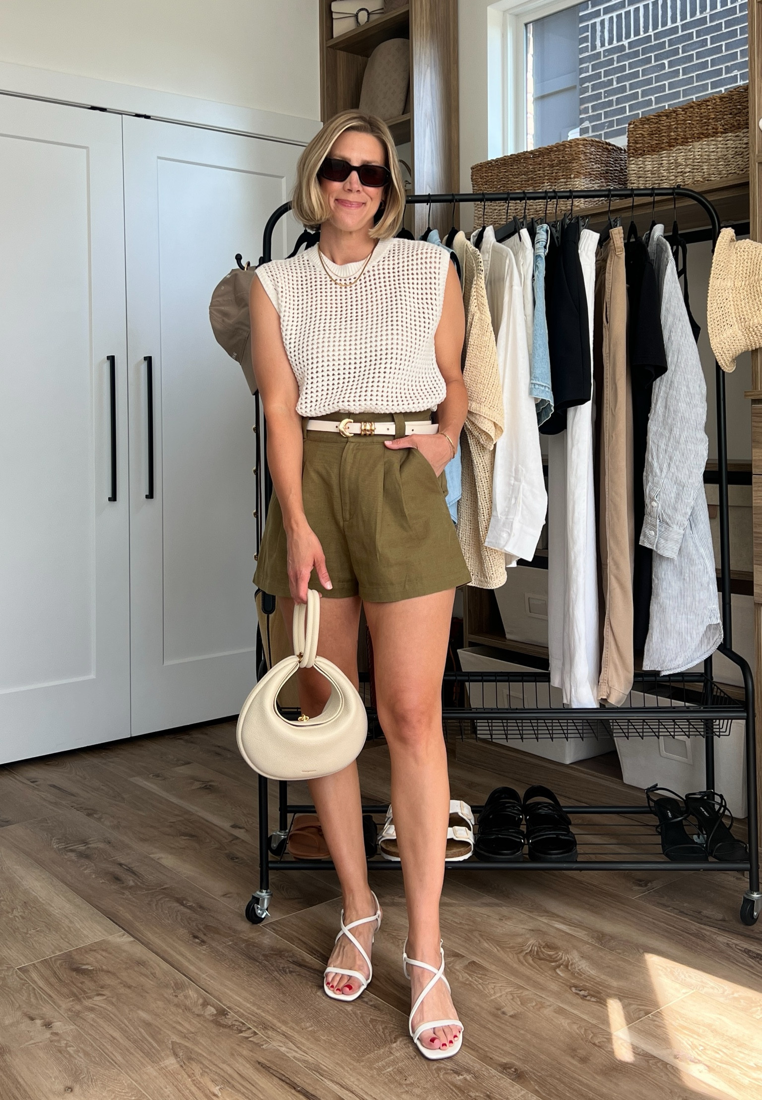 Wearing 2 shorts, small tank, small belt, heels tts

#LTKFindsUnder100 #LTKFindsUnder50 #LTKStyleTip