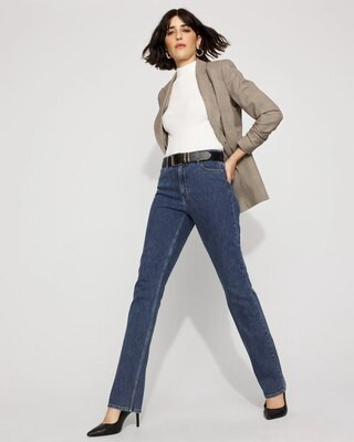 Women's Extra High-Rise Elongated Slim Jeans in Chateau Original size 18 | White House Black Market | White House Black Market