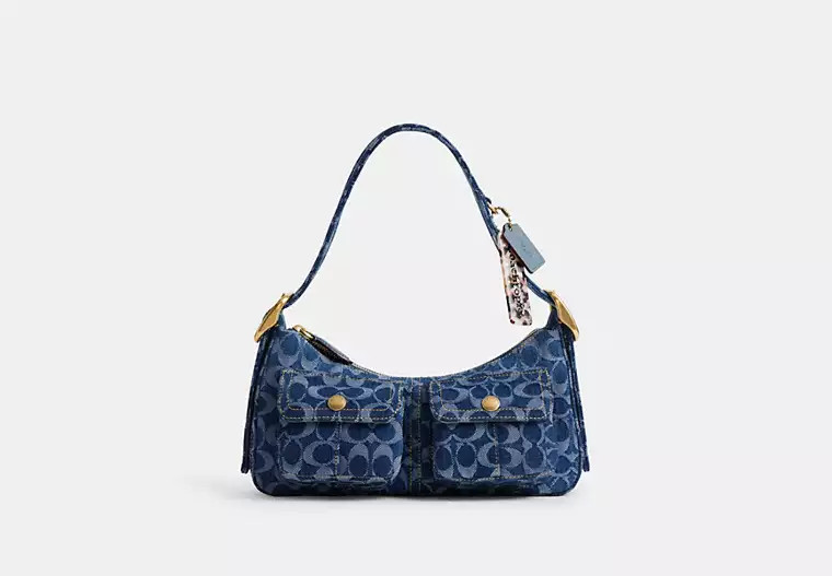 Cargo Shoulder Bag In Upcrafted Signature Denim | Coach (UK)